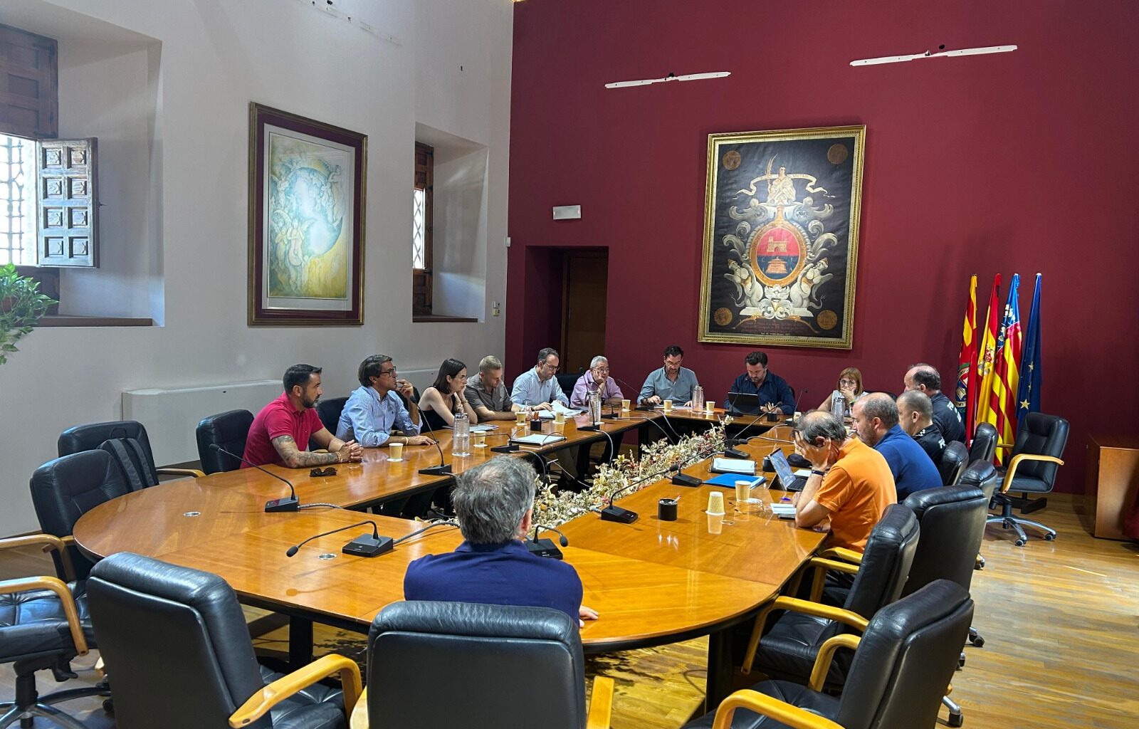 La Junta de Portavoces se reúne para informar a los grupos políticos del ciberataque