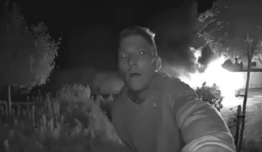 Jan in panic after car crash