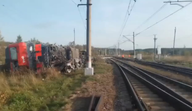 Second train derailment in Leningrad region