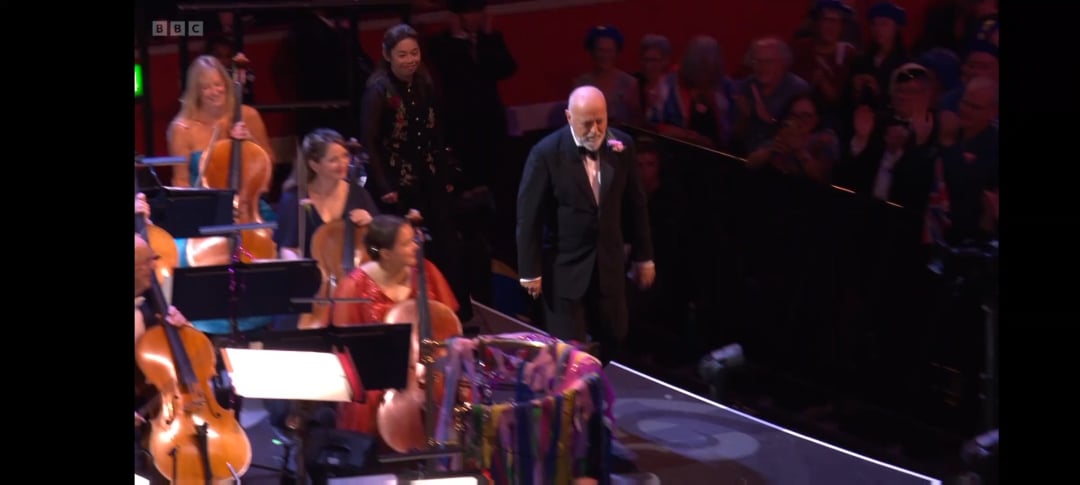 Bill Bailey playing The Typewriter at the Last Night of the Proms