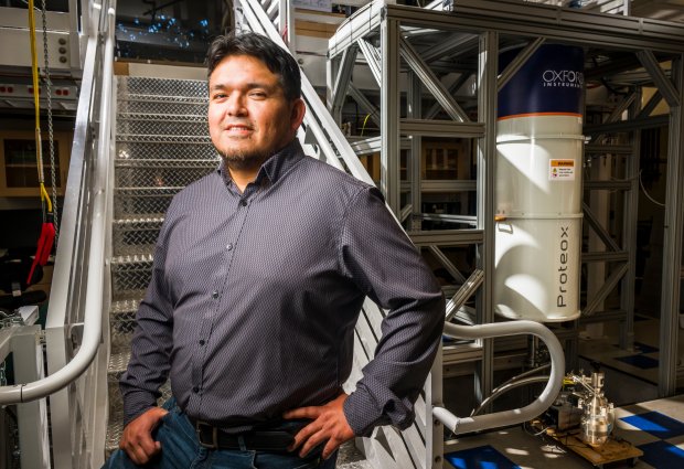 Professor Luis Jauregui, director of the Quantum Materials and Devices...