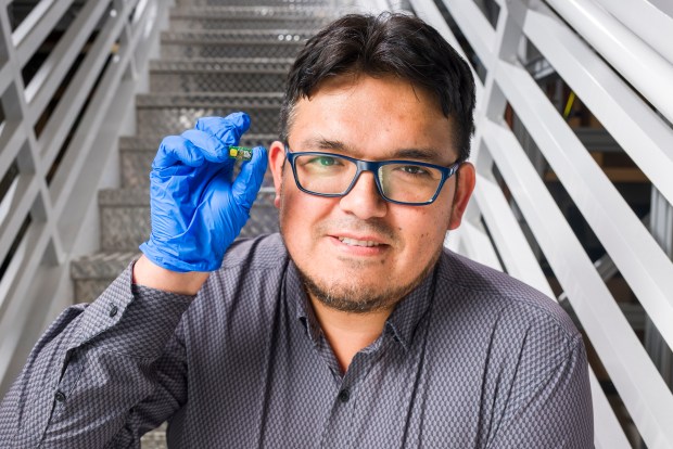 Professor Luis Jauregui, director of the Quantum Materials and Devices...