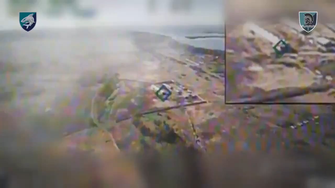 More footage from Ukraine's 40th Coastal Defense Brigade using AI/autonomous FPV drones to target Russians