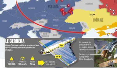INFOGRAPHIE | Des drones russes s'incrustent dans des pays de l’OTAN