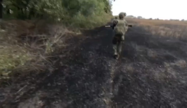 "Guys, I'm fucked!" A russian invader stepped on an anti-personnel mine