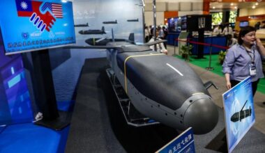 Taiwan unveils first missile jointly developed with American arms company