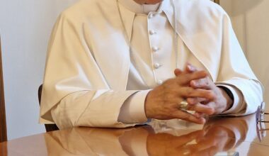 Pope says biggest challenge is being a world leader