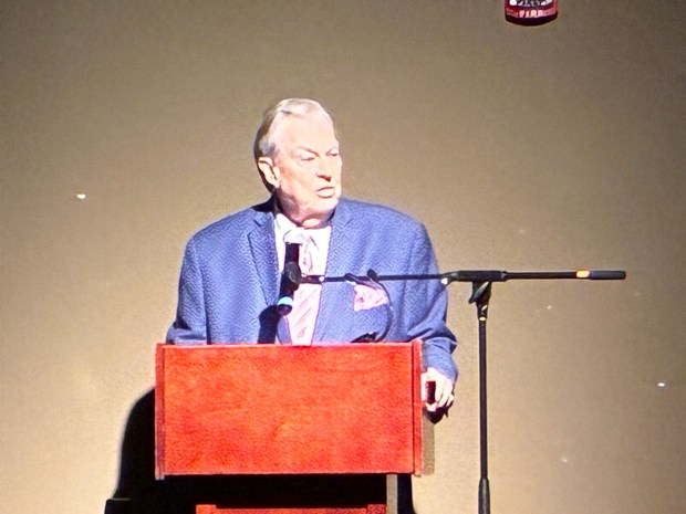 Longtime television anchorman Bill Kurtis hosted the screening of The Way of the Rain on Sept. 27th at the Gorton Center. (Daniel I. Dorfman/ for the Pioneer Press)