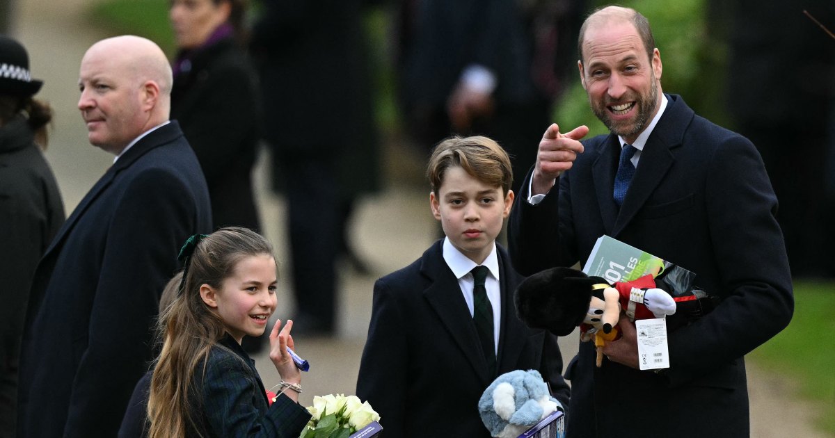 Prince William and Kids Photographed in Candid Moment