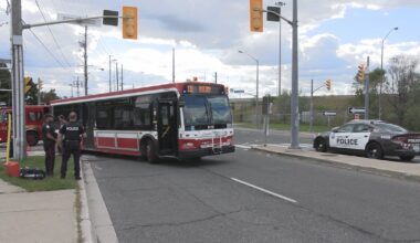 Pedestrian struck by TTC bus driver in Etobicoke
