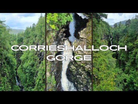 Exploring one of the Scottish Highlands' NC500 attractions - Corrieshalloch Gorge and the Falls of Measach