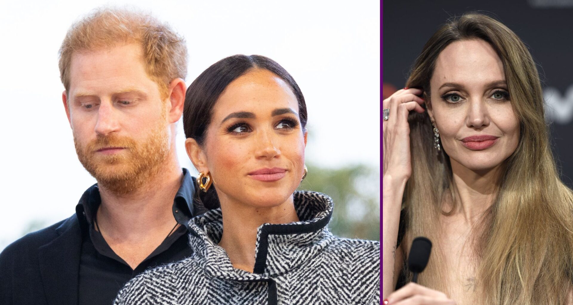 Angelina Jolie's bond with the royals doesn't really involve Prince Harry or Meghan Markle