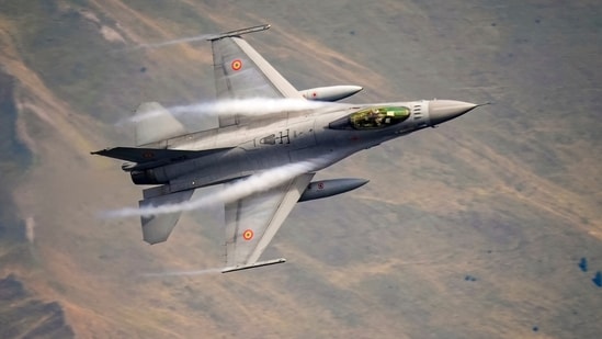 two F-16 fighter jets were scrambled and found a drone near Ukraine's southern border while it was monitoring a Russian attack in the neighbouring country.(AP/Representational)