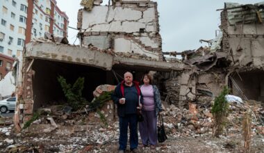 After missile strike near Kyiv, volunteers and one café owner help stitch life back together