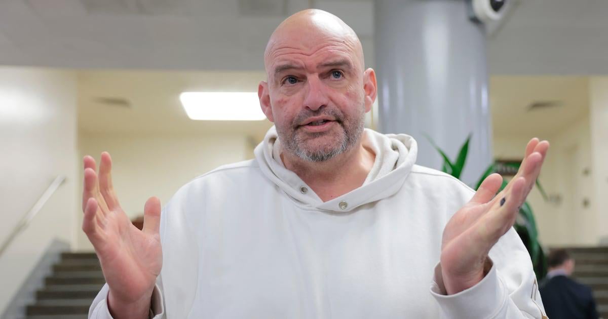 Fetterman Begs Democrats to Stop Calling Trump Names - “This is not an autocrat,” the Democratic Party black sheep says of a president accused of unprecedented attacks on his opponents and the political establishment.