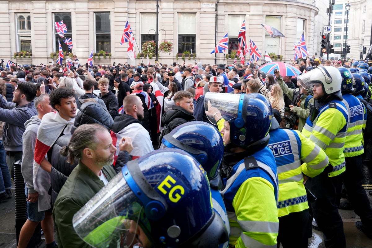 London protests: Musk’s speech at Tommy Robinson march denounced as ‘disgusting’