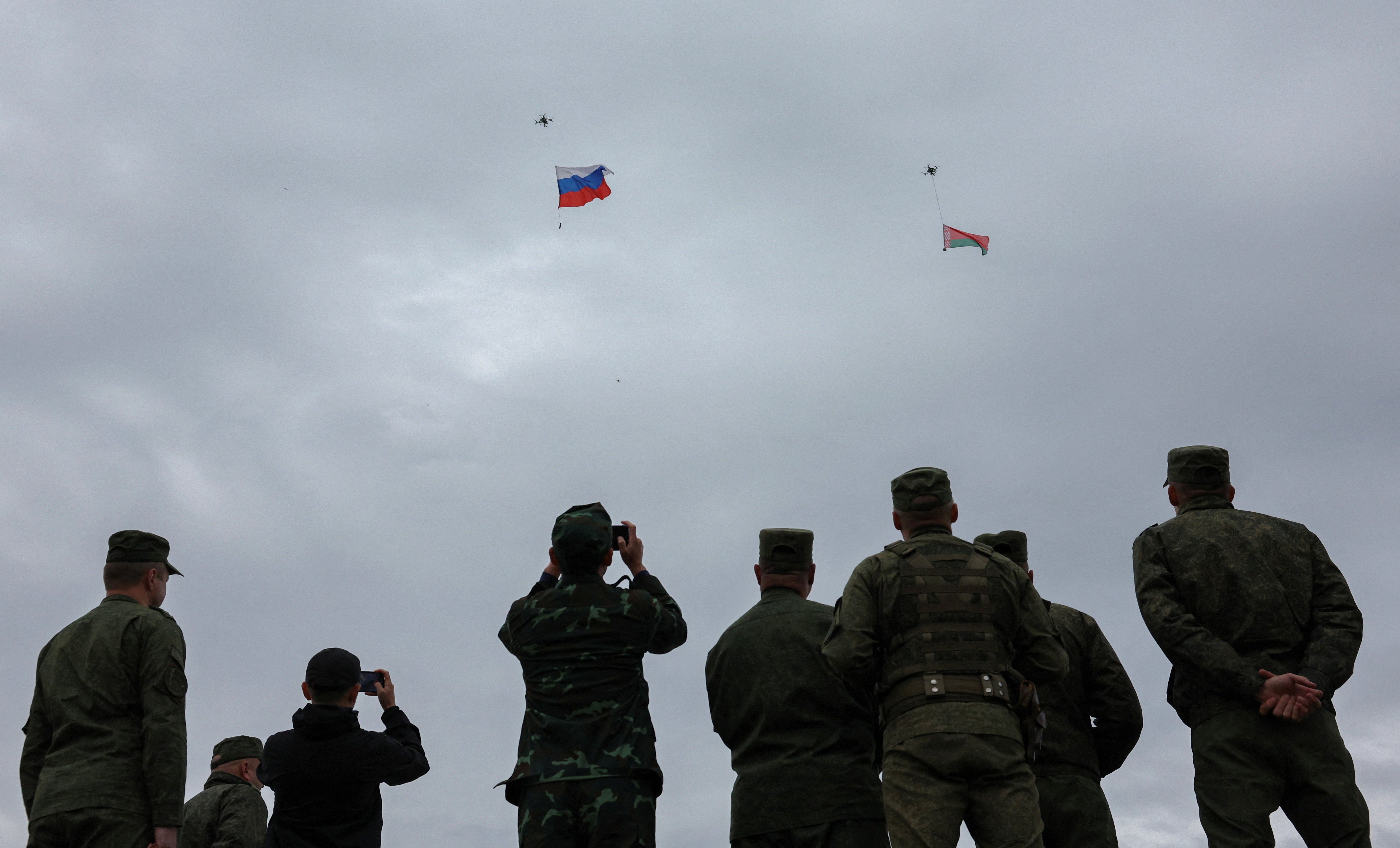 Russia and Belarus hold a joint military drill