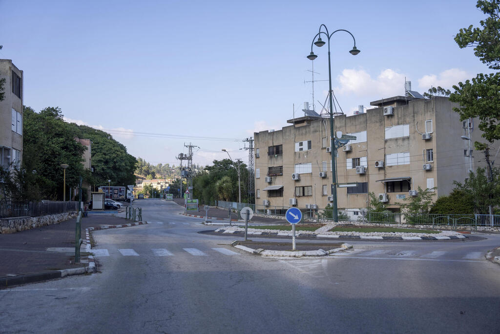 קריית שמונה ריקה בעקבות התקיפות מלבנון