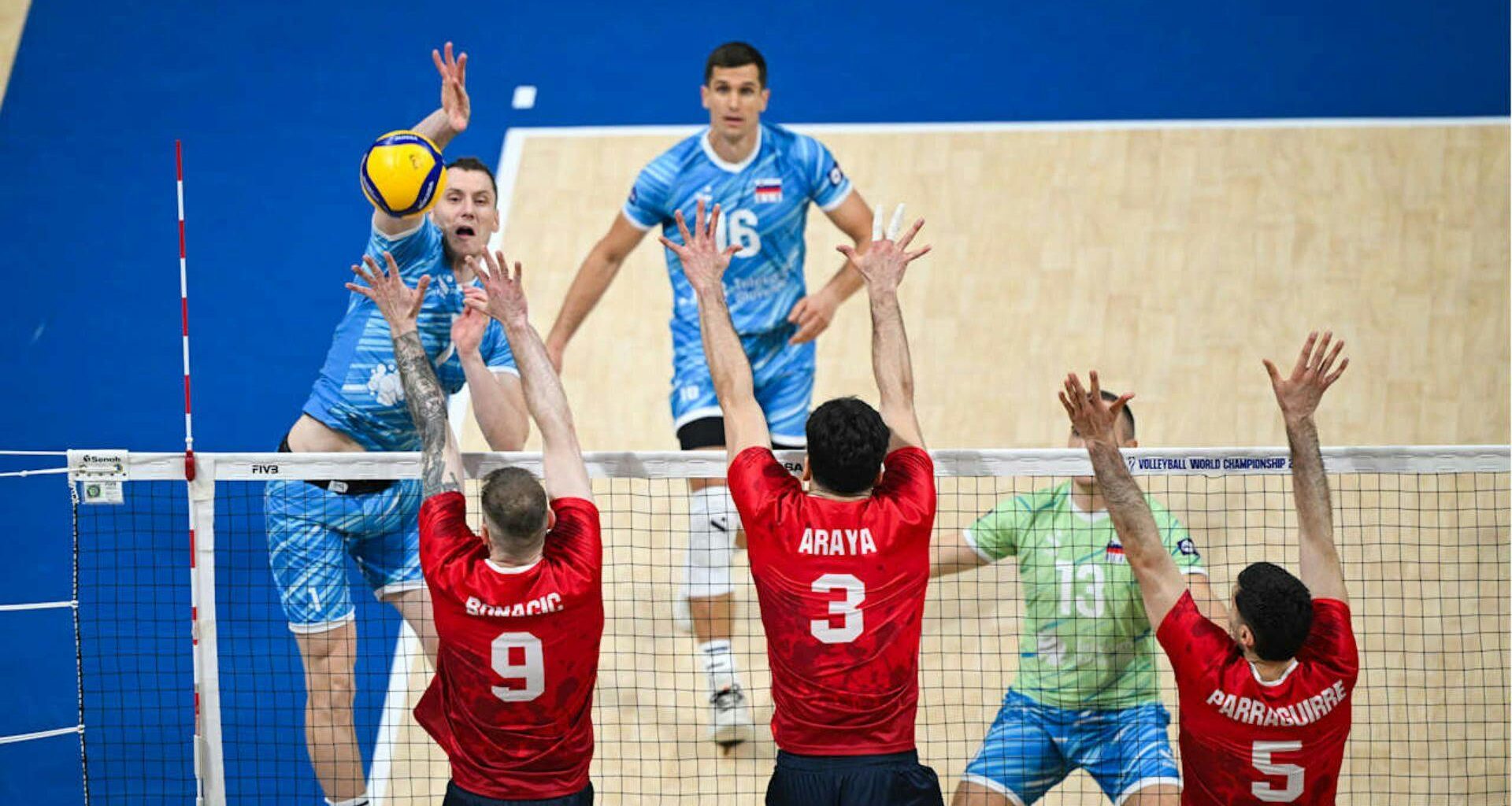 Slovenia dispatches Chile to open FIVB Men