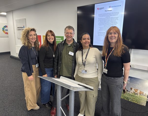 DMU makes national pledge to support refugees