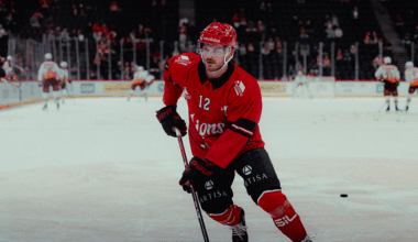 L’alignement lausannois face au EHC Kloten – Lausanne HC
