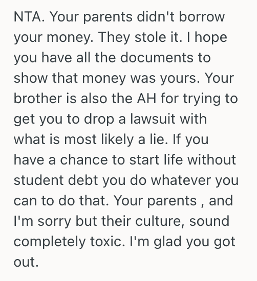 Screenshot 2025 08 17 at 11.36.28 AM Woman Sued Her Parents For Using Her Inheritance Money To Fund Her Brothers Wedding, And Now Her Family Has Turned Against Her