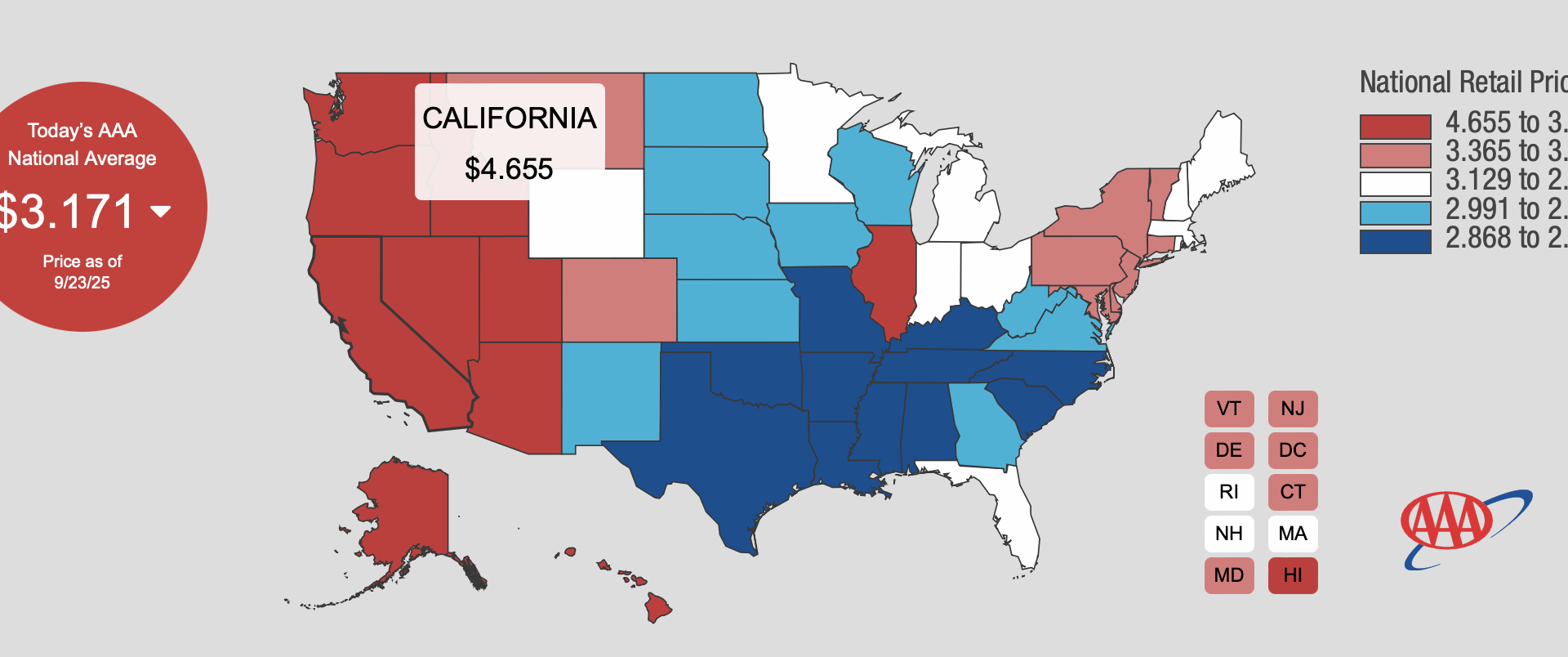Gov. Newsom Claims He ‘Stabilized’ California’s Highest-in-the-Nation Gas Prices – California Globe
