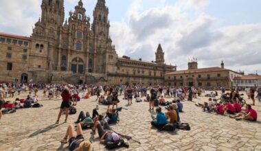 Pilgrims turn Spain’s Santiago de Compostela into the world’s latest overtourism flashpoint