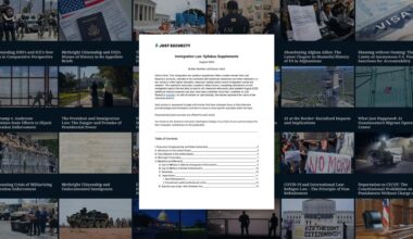 Immigration Law: Syllabus Supplements
