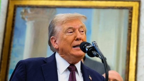 President Trump made a major announcement on Tuesday(REUTERS)