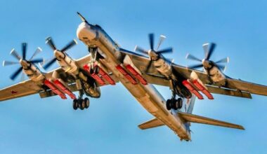 Tu-95 Bomber from Russia.