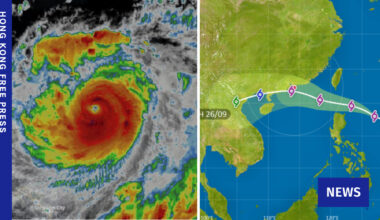 Observatory warns of flooding, high winds