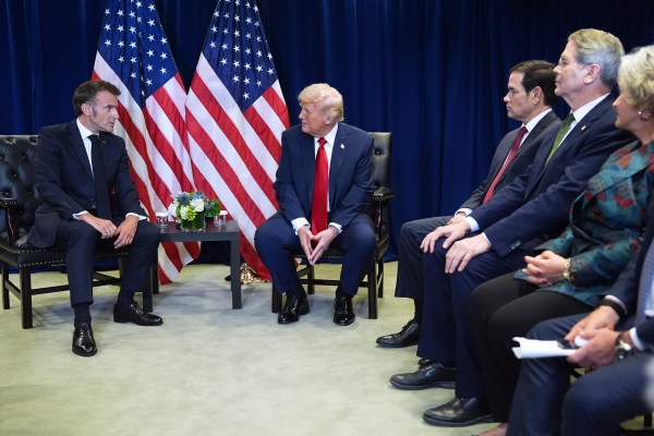 Trump meets Macron amid France’s recognition of Palestinian statehood