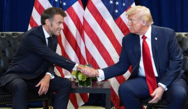 Trump meets Macron amid France’s recognition of Palestinian statehood