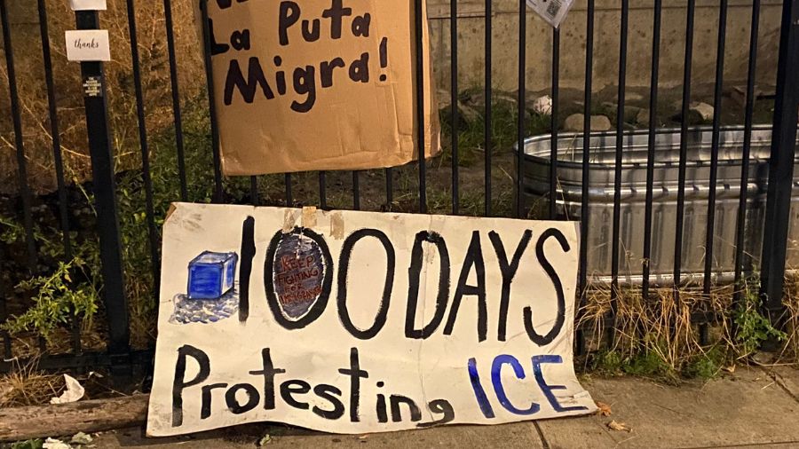 portland ice facility protests...
