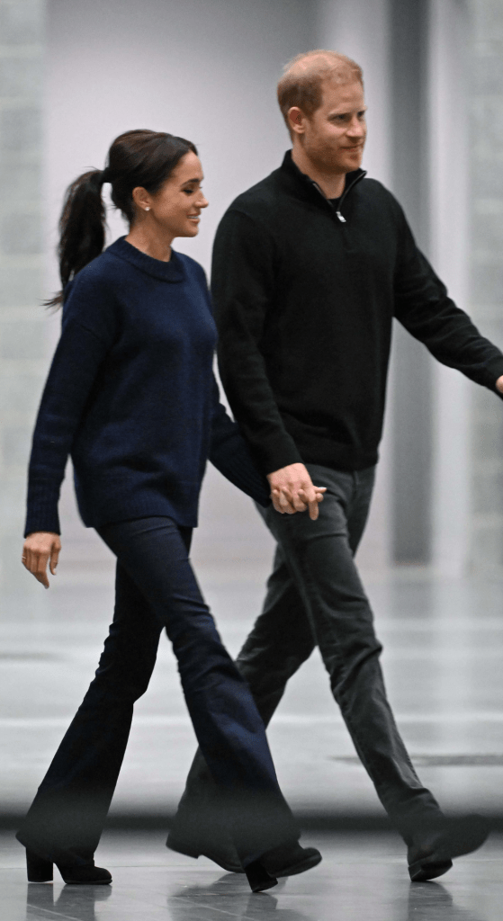 Harry and Meghan walking together