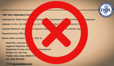 11,688 Pages! Overwhelming Majority of Written Comments Oppose NJDOL Independent Contractor Rule
