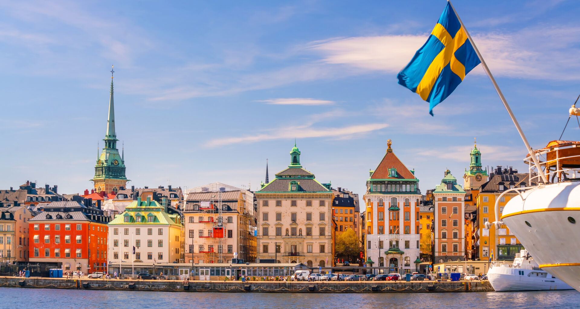 Stockholm, Sweden old town city skyline