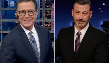 Stephen Colbert Says He's 'So Proud' of Jimmy Kimmel and His Emotional Monologue About 'Free Speech and Unity'