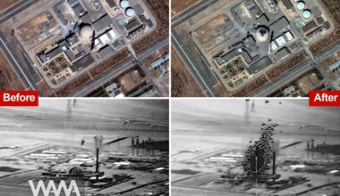 WANA - Arak nuclear facility after U.S. strike