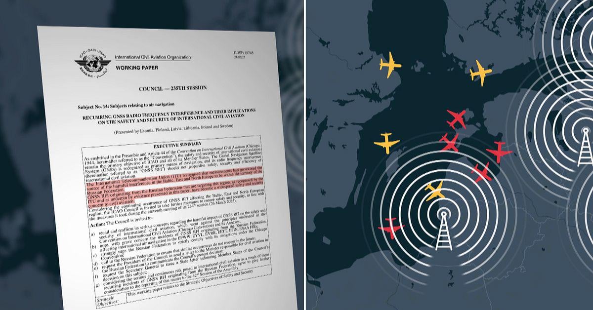 123,000 flyg störda av ryska signaler – hotar flygsäkerheten