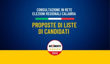 votazione lista di candidati – Movimento 5 Stelle