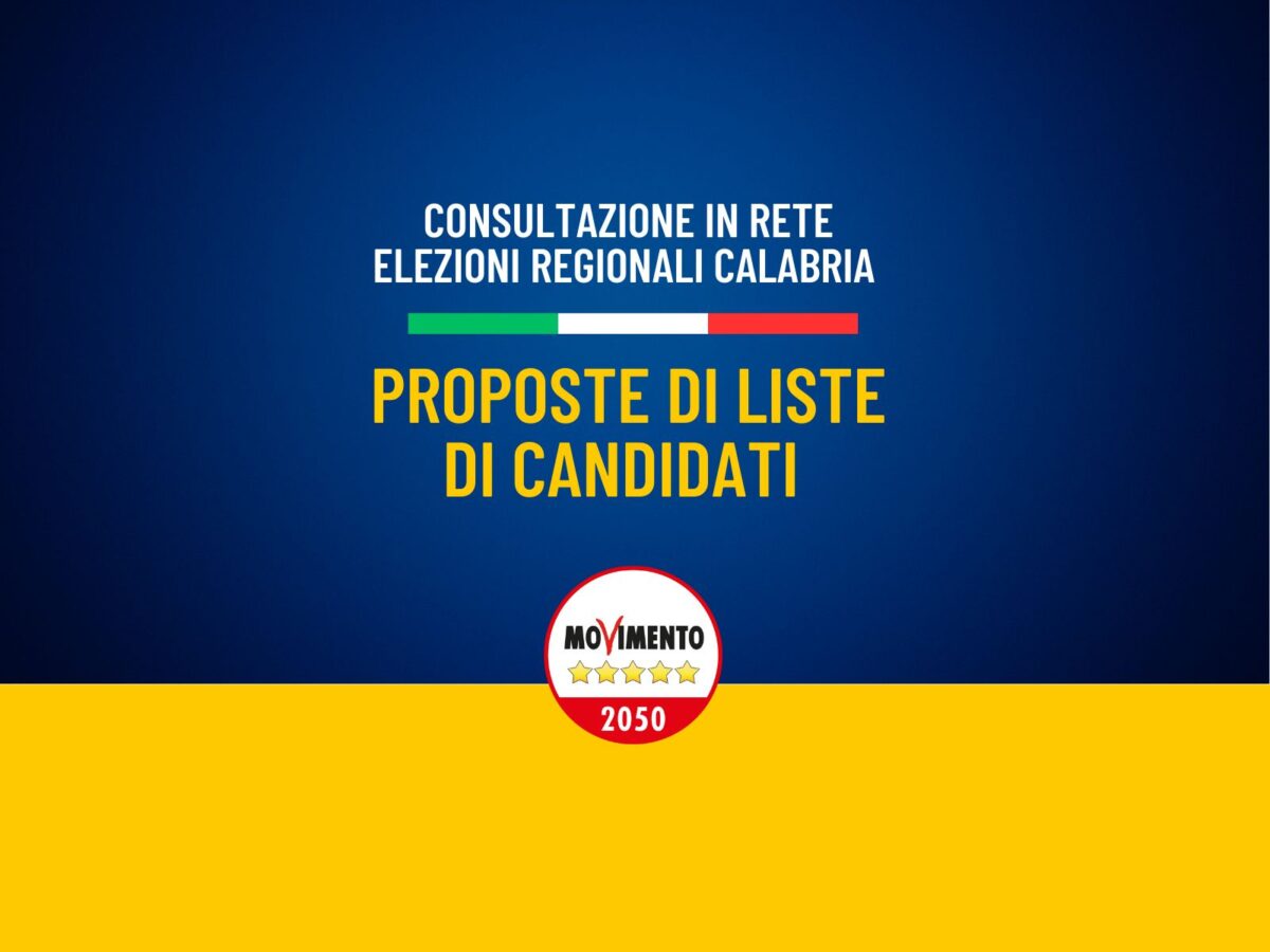 votazione lista di candidati – Movimento 5 Stelle