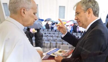 Pope Leo XIV Receives a Film and an Album about Two Polish Franciscans, Martyrs in Peru