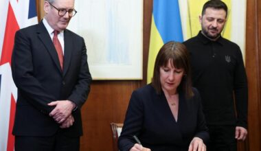 UK to explore ‘reparations loan’ for Ukraine using frozen Russian assets