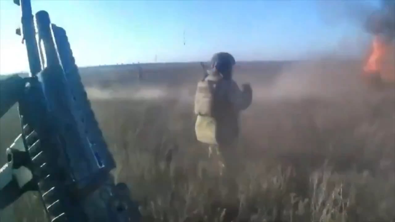 Russian soldier films their Desertcross-1000 buggy getting destroyed by a Ukrainian FPV drone (Pokrovsk front)