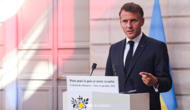 Prezydent Francji wprost o rosyjskich dronach nad Polską. "Nie ma pomyłki"