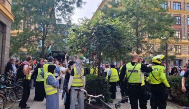 Masseslagsmål til Palæstina-demo: Gik amok over amerikansk flag