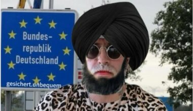 Verdächtige Person eingereist