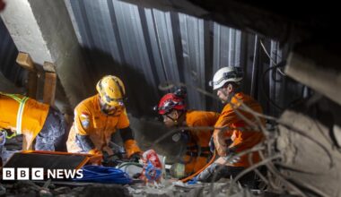 Indonesia: Rush to rescue dozens still trapped as boarding school collapse kills three